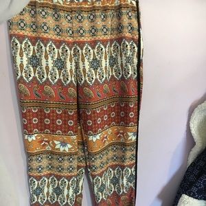Summer Tribal Print Pants